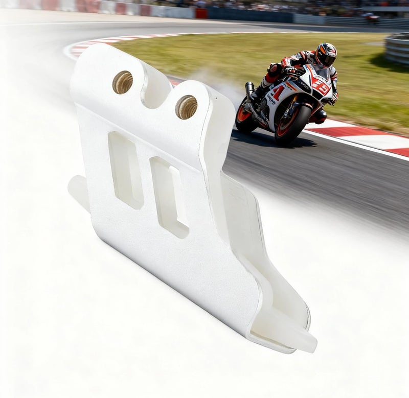 DREAM MOTION Motorcycle Aluminum Chain Guide Protector Sprocket Guard Protector for Honda CRF250R CRF110 Apollo125cc Kawasaki KLX110 KAYO Ducati Suzuki KTM ATV Dirt Bike Accessories(Silver) - Image 1
